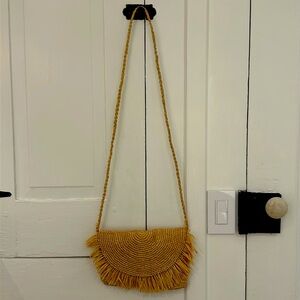 Mar y Sol Tanya Raffia crossbody clutch / bag / purse